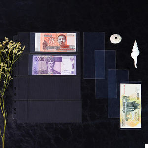 100 pochettes transparentes pour billets de banque, grandes pochettes de protection pour collection de devises, pour vente aux enchères - Product Image 6