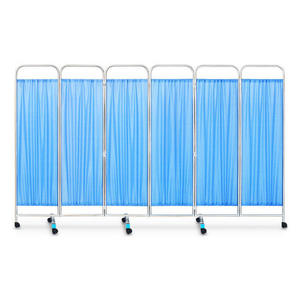 Paravent d'isolement mobile et pliable en acier inoxydable CIDA Bio-CD3828 pour salle d'hôpital, écran de confidentialité pour examen - Product Image 3