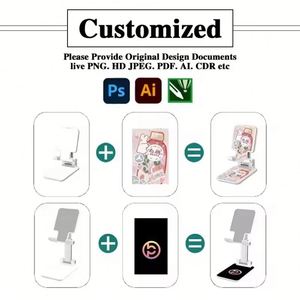 Soporte para Teléfono Celular con Logotipo Personalizado en Color, Regalo Promocional al por Mayor, Soporte de Escritorio para Teléfono de Aleación de Aluminio, Soporte Universal para Teléfono Móvil - Product Image 2