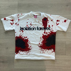 T-shirt 3D oversize pour homme avec motifs, marque privée, lot uni blanc, idéal pour l'été, les affaires et les marques unisexes - Product Image 4