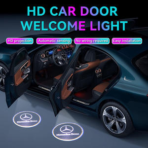 ไฟส่องโลโก้รถยนต์ไร้สายแบบปรับแต่งได้ โปรเจคเตอร์ 3 มิติ ไฟต้อนรับ ไฟตกแต่งบรรยากาศ 12V รับประกัน 24 เดือน - Product Image 2