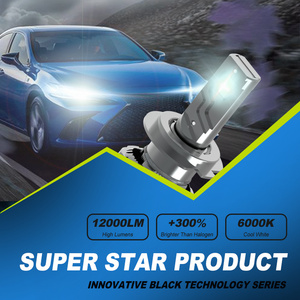 Fabricant de phares led, 2 pièces, 6000k h4, ampoule led 60w 12000lm 9004 9007, ampoule LED h7, accessoires de lampe de voiture h11 auto lighting - Product Image 4