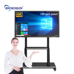 INGSCREEN 55 65 75 85 86 pouces tableau blanc interactif <span class=keywords><strong>OPS</strong></span> <span class=keywords><strong>PC</strong></span> Vibe Smart Board Subwoofer 20W écran tactile pour conférence - Product Image 2