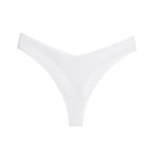 Tanga Sexy en Forma de V de Seda de Hielo sin Costuras para Mujer - Sensación de Desnudez de Tiro Medio, Ropa Interior Deportiva Invisible, Cómoda y Transpirable - Product Image 3