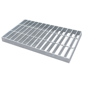 Piano di fogna saldato tondo zincato Grati industriale pavimento caldo esterno di nuoto griglia di drenaggio pesante scala in acciaio grata - Product Image 3