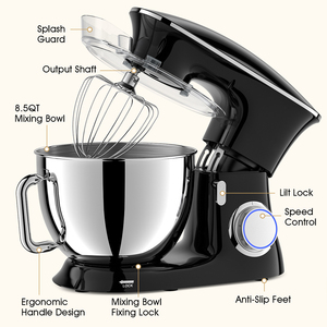 Electrodomésticos de Cocina: Batidora Amasadora Planetaria Eléctrica de Pedestal para Panadería, 6.5L, 7L, 8L - Product Image 5