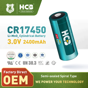 Hcb cr17450 3.0v 2400mah 4/5a גודל אורך חיי הסוללה הסיטונאי - Product Image 2