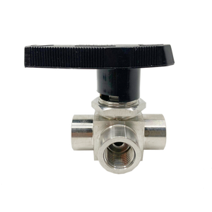 Válvula de bola manual de <span class=keywords><strong>3</strong></span> vías de acero inoxidable para <span class=keywords><strong>agua</strong></span> OEM Personalización compatible - Product Image 4