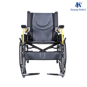 Silla de Ruedas Manual Plegable de Aluminio Ligera y Portátil para Fisioterapia y Equipo Médico - Product Image 4