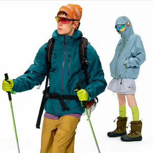 Chaqueta Cortavientos Tres en Uno con Capucha y Cremallera, Transpirable, Impermeable, para las Cuatro Estaciones, para Hombres y Mujeres, para Senderismo al Aire Libre - Product Image 3