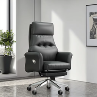 bureau ergonomique avec chaise d'ordinateur de travail ergonomique en maille pivotante en cuir pour salle de réunion