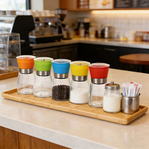 Moulin à sel et à poivre au <span class=keywords><strong>prix</strong></span> d'usine, accessoires de cuisine ménagers, shaker à poivre portable, récipient à épices, porte-bouteille - Product Image 1