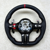 Volant sport M pour BMW en fibre de carbone et cuir pour E90 E71 F30 F32 F33 F34 F35 F36 F20 F22 F25 F10 F12 F15 F16 F84 F90 F45
