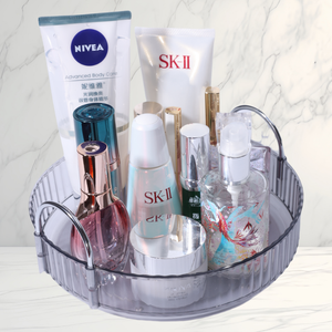 منظم مكياج دوار مع ارتفاع قابل للتعديل وسعة كبيرة - Product Image 3