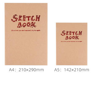 精装定制印刷<span class=keywords><strong>A4</strong></span> A5绘图纸笔记本速写本给学生 - Product Image 3