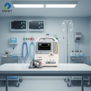 Mesin <span class=keywords><strong>Defibrillator</strong></span> <span class=keywords><strong>ICU</strong></span> Hewan EUR VET, Peralatan Pertolongan Pertama Eksternal Rumah Sakit, <span class=keywords><strong>Monitor</strong></span> Suhu dan Denyut Nadi untuk Peralatan Kedokteran Hewan Peliharaan - Product Image 1