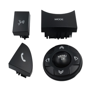 Kit de molduras interiores Sirui para Land Rover Range Rover 2012-2016, panel de salpicadero de plástico negro mate con cubiertas para botones - Product Image 4