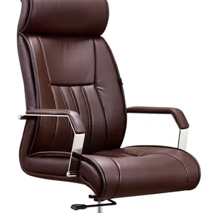 كرسي مكتب تنفيذي من الجلد المريح بتصميم جديد أسود من ceo boss