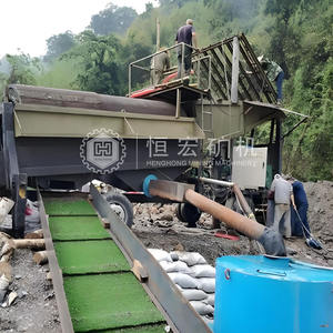 Peralatan pertambangan emas efisien 50-250 TPH layar tromel emas untuk layar Drum putar tanaman pengolahan cuci emas - Product Image 4