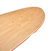 Étagères de longboard personnalisées en bambou, pouces, en fibre de carbone