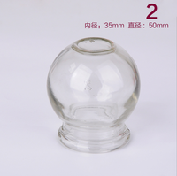 Ventouses de massage à sec en verre, meilleure vente, 12 pièces, ensemble de thérapie par ventouses