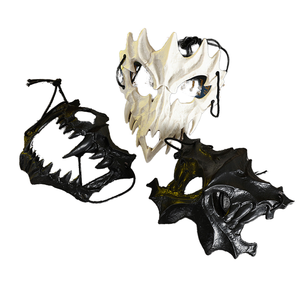 Maschere di Halloween in Plastica all'Ingrosso: Mostri, Tigre, Drago, Dio, Yaksha, Tengu, Teschio Terrificante, <span class=keywords><strong>Anime</strong></span> Giapponese, Maschera Integrale - Product Image 1