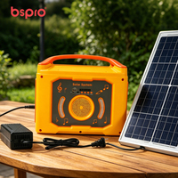 Großhandel Schnellladende 400W Tragbare Powerstation 384Wh Solargenerator Mit Bluetooth-Lautsprecher Bspro