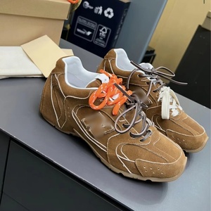 Scarpe da Corsa Forrest Gund di Alta Moda con Lacci Bicolore, Logo in Pelle, Tendenza di Moda Versatile, Fodera in Rete per Coppie - Product Image 5