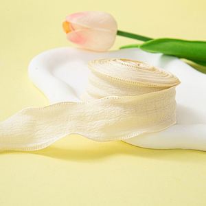 Top Selling Vintage 2.5cm Wavy Edge Crinkle Ribbon for Gift Wrapping & Bouquet Decor 10 Yards/roll - Product Image 6