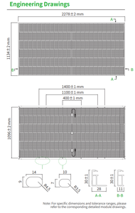 Panel Solar Monofacial para Almacenamiento de Energía, Paneles Comerciales Tipo P de <span class=keywords><strong>400Wp</strong></span>, 20.48% de Eficiencia, 108 Celdas - Product Image 6