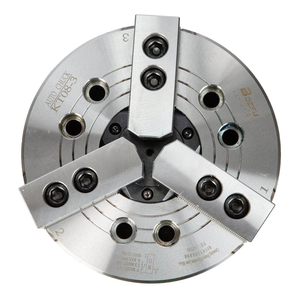 Portabrocas de potencia de 3 mordazas huecas de 12 pulgadas, cuerpo de acero de Portabrocas de torno hidráulico con precisión de 0,02mm para mini torno <span class=keywords><strong>CNC</strong></span> - Product Image 3