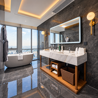 Ensemble de chambre d'hôtel 5 étoiles moderne et personnalisé IDM, fabricant de Foshan, solutions complètes de mobilier FF&E pour chambres d'hôtel et projets hôteliers
