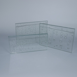 Panneau de verre décoratif transparent avec motif de bulles intégré, verre artistique pour porte, fenêtre, cloison et décoration intérieure - Product Image 5