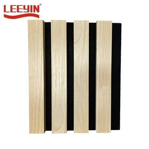 Panneau acoustique en bois de mélamine, 10 pièces, panneaux, plafond - Product Image 1