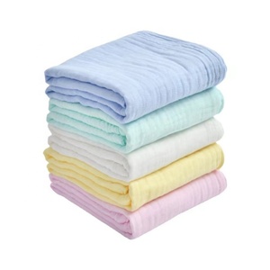 Manta moderna de algodón orgánico 100% <span class=keywords><strong>para</strong></span> bebé, Toalla de baño de gasa de 6 capas <span class=keywords><strong>para</strong></span> niños, manta de muselina doblada, exclusiva de <span class=keywords><strong>Amazon</strong></span> - Product Image 5