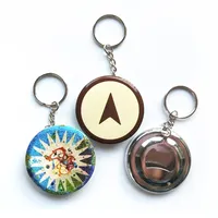Composants de matériel pour ouvre-boîte, approvisionnement direct usine, 44mm 58mm, rond, vierge, en fer blanc, pour ouvre-bouteille et porte-clés DIY