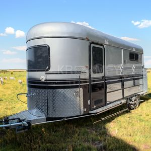 Nuevo Diseño Premium de Remolque para Caballos con Cocina, Transporta 2 Caballos, Remolque Recto para Caballos - Product Image 3