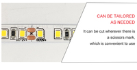Strip Cahaya Led 12V 24V SMD 2835 PCB Lebar 8Mm Fleksibel 3 In 1 Strip Cahaya Putih Dingin Strip Bar Linear LED