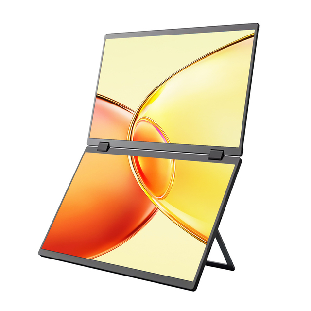 On Sale 15.6 + 15.6 Inch Two Split Dual IPS 1080P Displays Laptop External Portable Screen Monitor