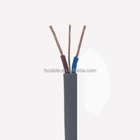 Câble plat en cuivre à 3 conducteurs, gaine PVC, 2,5 mm, isolé, sans halogène, ignifuge, pour usage industriel et bâtiment