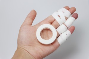 Bande de maintien rigide pour le <span class=keywords><strong>pouce</strong></span>, pour l'escalade et la lutte, <span class=keywords><strong>bandage</strong></span> sportif à tissage plat - Product Image 2