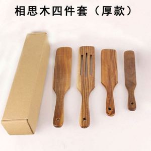 RAYBIN Custom Wooden <b>Spurtles</b> Kitchen Set Natural Acacia Wood Spurtle Set - Product Image 6