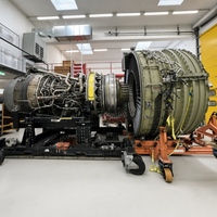 Moteur turbofan General Electric GE90-90B, poussée de 90 000 lb pour avion Boeing 777, moteur de jet commercial à bypass élevé, origine américaine
