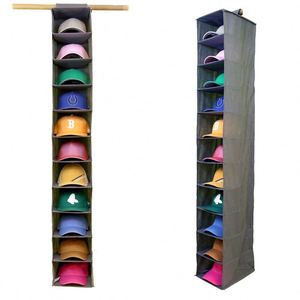 Convenient Foldable Closet Organizer Storage <b>Bag</b> for <b>Hat</b> & Baseball Caps Custom Thickness for Living Room & Bathroom Use - Product Image 5