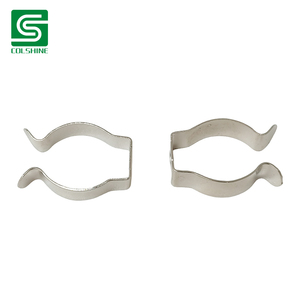 Soportes de abrazadera de tubo de acero inoxidable Soportes resistentes en forma de U para montaje de lámpara fluorescente LED T8 T10 T12 - Product Image 1