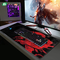 Grand tapis de souris de jeu XXL à personnalisation rapide 90x40CM, tapis de bureau pour souris et clavier d'ordinateur pour joueur, grand tapis de souris en stock