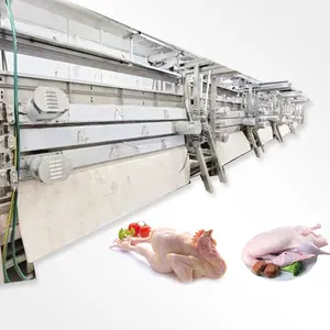 AICN high quality fully automatic abattoir complete broiler chicken slaughter house handling line slaughter