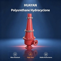 Séparateur Cyclonique Centrifuge Minier Huayan en Polyuréthane Résistant à l'Usure, Hydrocyclone Déminéralisateur, 30kg, Origine Shandong 1