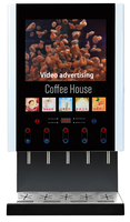 Distributeur automatique intelligent de café expresso instantané à 4 saveurs chaudes entièrement automatique pour usage commercial