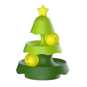 <b>Cat</b> Christmas Tree <b>Toy</b> Green Two Layer Sound Making Boredom Buster <b>Interactive</b> Pet <b>Toy</b> - Product Image 3